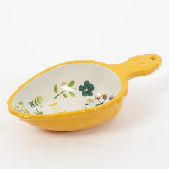 NEW Pioneer Woman 4PC Nesting Measuring Cup Scoop Set Scalloped Stonewear Floral - Picture 6 of 8